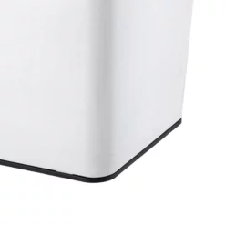 White Stainless Steel Open Top Bin, 11.7l 8 White Stainless Steel Open Top Bin, 11.7l -Storage Sales Store white stainless steel open top bin 11.7l 3