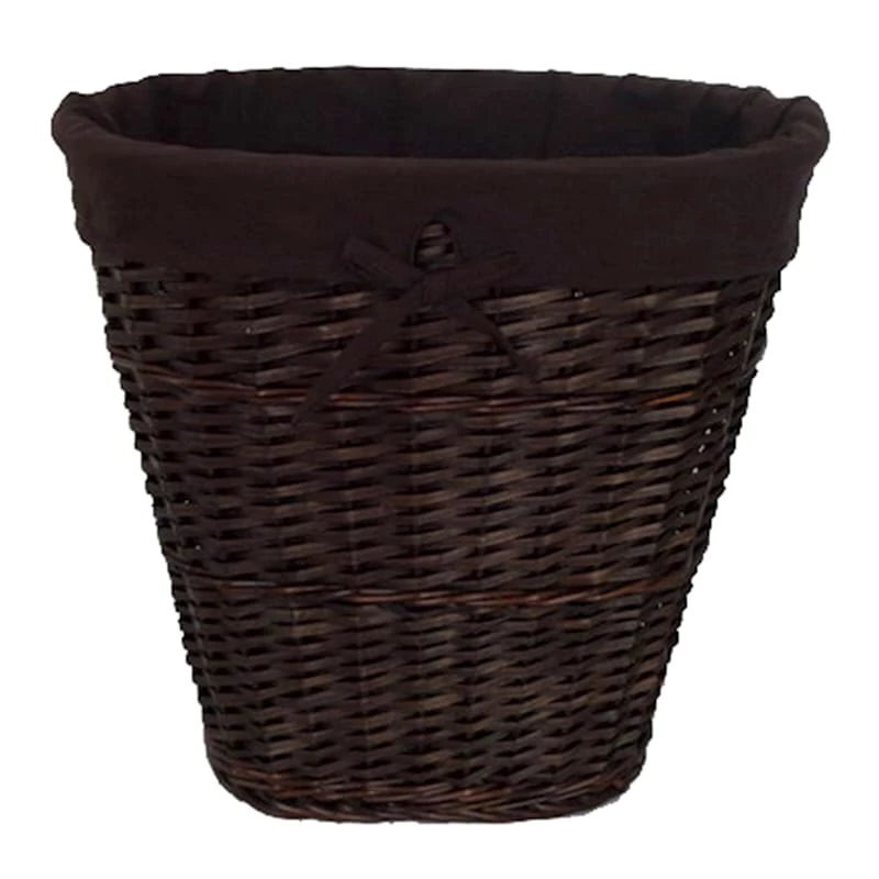 Willow Oval Split Laundry Hamper, Brown 1 Willow Oval Split Laundry Hamper, Brown