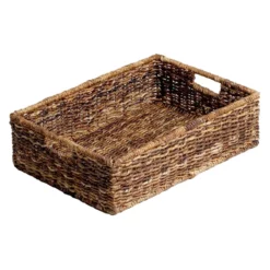 Woven Abaca Under The Bed Basket, Large